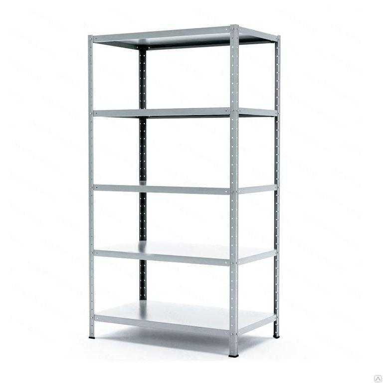 Гаражный стеллаж МС-750 2500x700x300 (5 полок - нагрузка 80 кг)