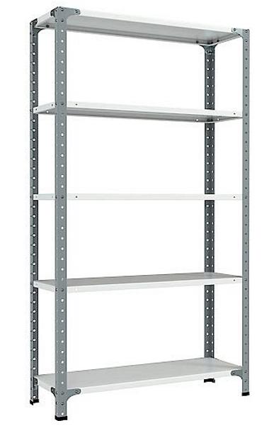 Стеллаж полочный для склада СТ-012 2000x1000x600 (125 кг нагрузка 5 полок)