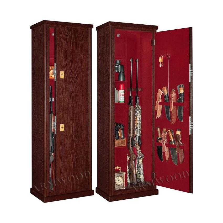 Оружейный сейф в дереве Armwood-535.074 Flock.