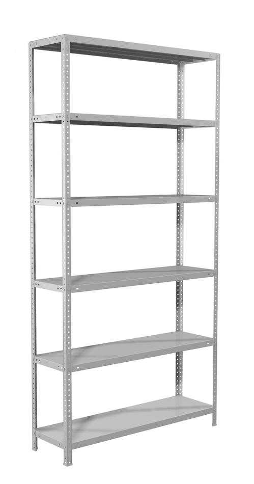 Стеллаж для офиса MS Strong 2200x1000x400 (6 полок)