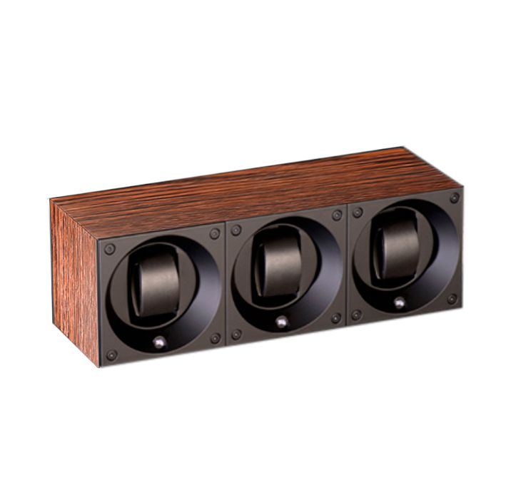 Сейф для часов Swiss Kubik Triple Wood Yacht Veneer / Wenge Mat