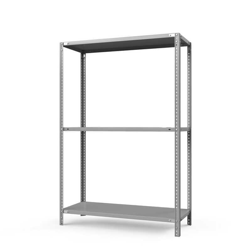 Стеллаж для офиса MS Strong 2350x1000x600 (3 полки)