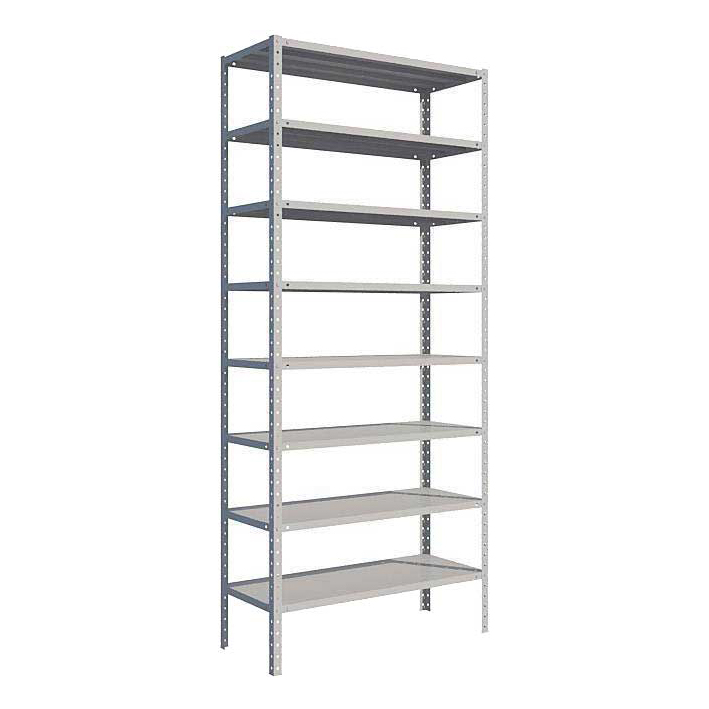 Стеллаж MS Standart 255x100x30 (8 полок)