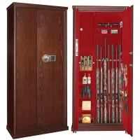 Оружейный сейф в дереве Armwood 969/12 NNP EL Flock