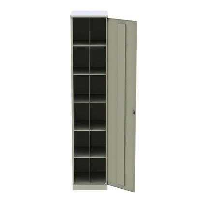 Металлический шкаф для противогазов ХПГ-12 1870Х380Х500