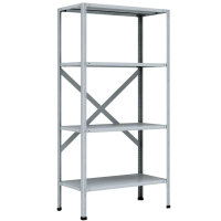Стеллаж складской МС-900 3000x700x600 (4 полки - нагрузка 140 кг)
