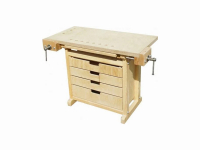 Верстак столяра Маленький мастер с тумбой Практик