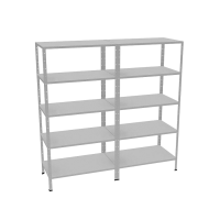 Стеллаж полочный усиленный СТ-010 2000x2000x400 (5 полок)